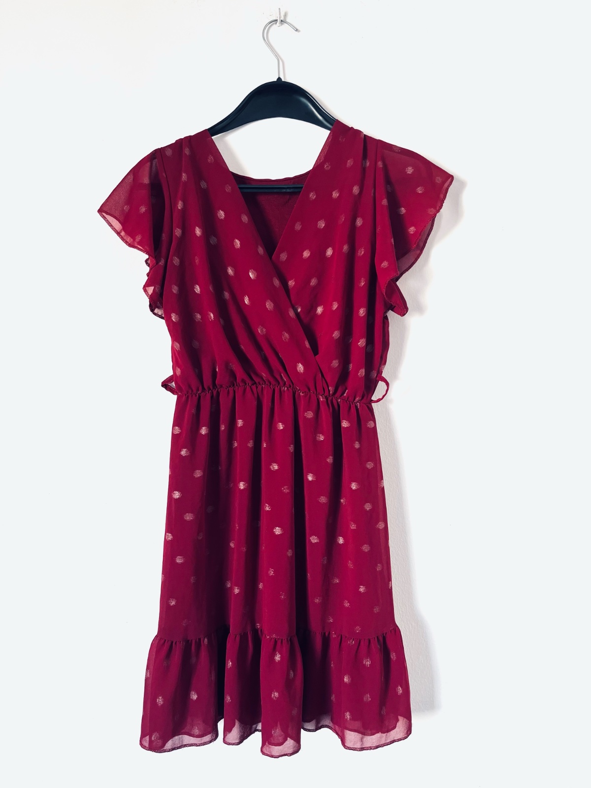 Robe mousseline croisee avec volants❤️💕❤️profitez des promos dabchy