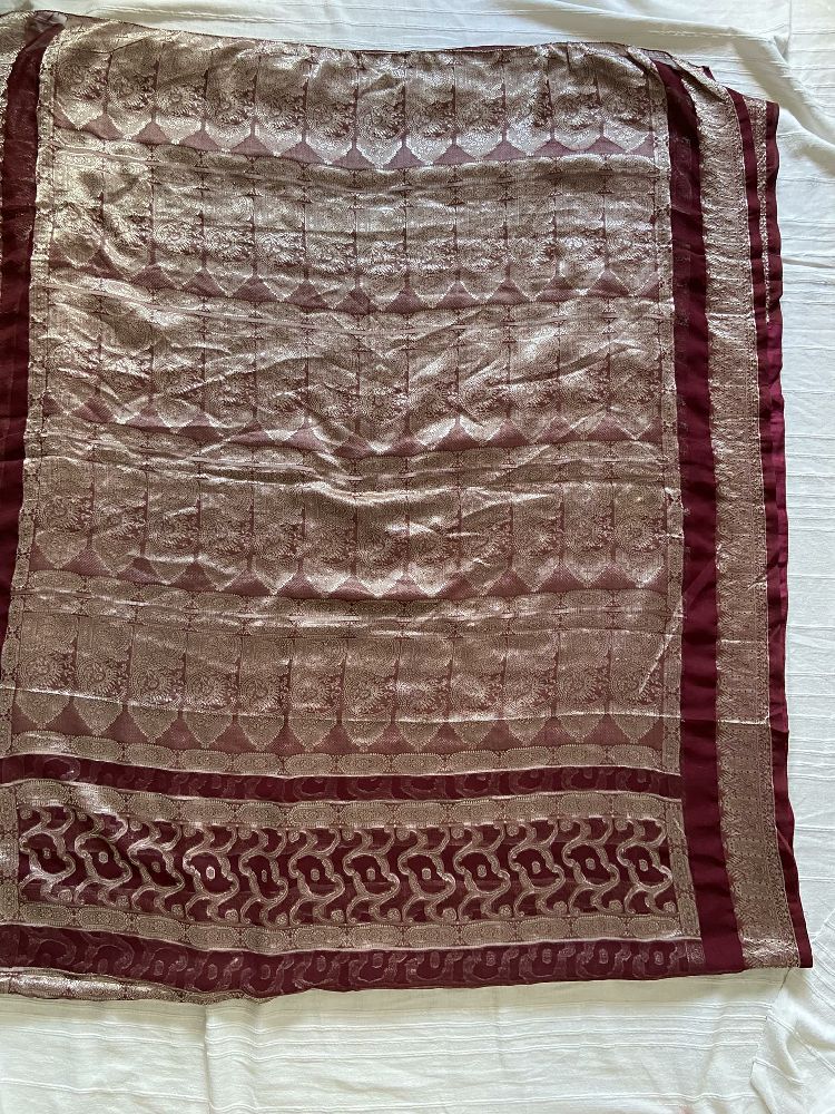  MAGIFIQUE coupon sari en mousseline🌸Profitez de la remise du mercredi