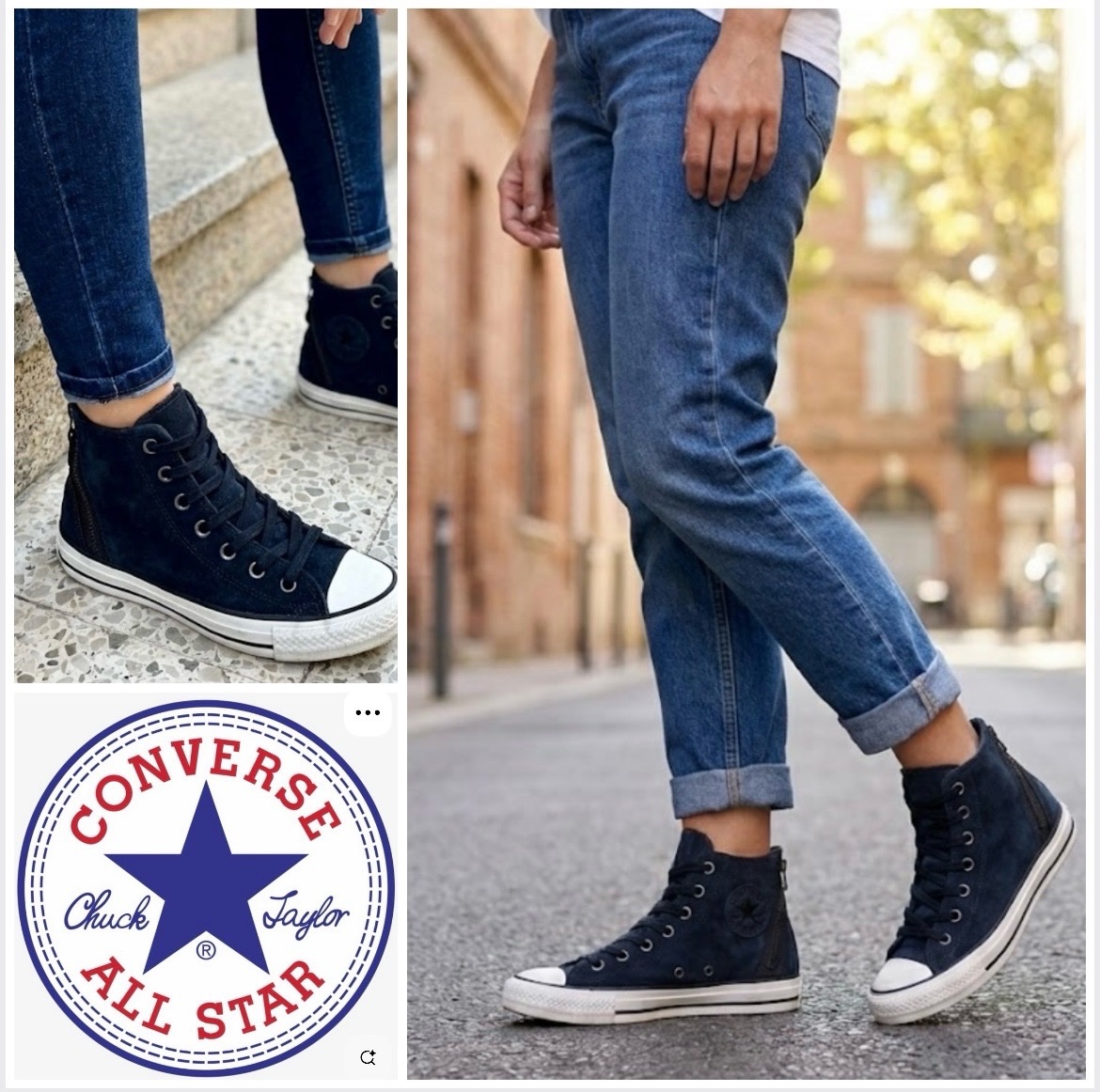 Convetse ALL STAR edition limitee en cuir 🖤profitez des promos dabchy