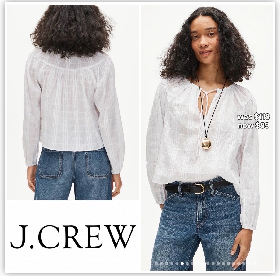 Blouse J. CREW neuve🤍🤍🤍profitez des promos dabchy