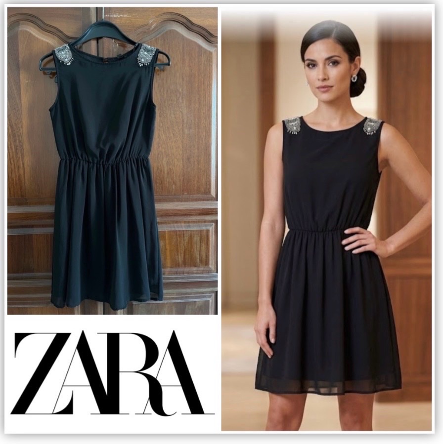 Magnifique robe trapèze de zara tte neuve
