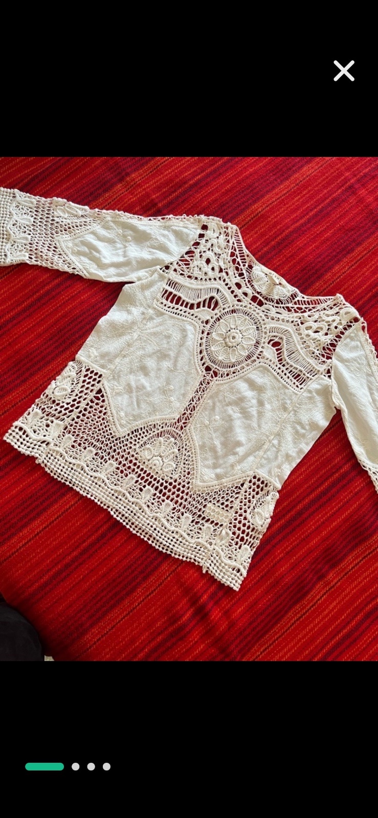 Tunique en crochet toute neuve 🌼profitez des promos dabchy