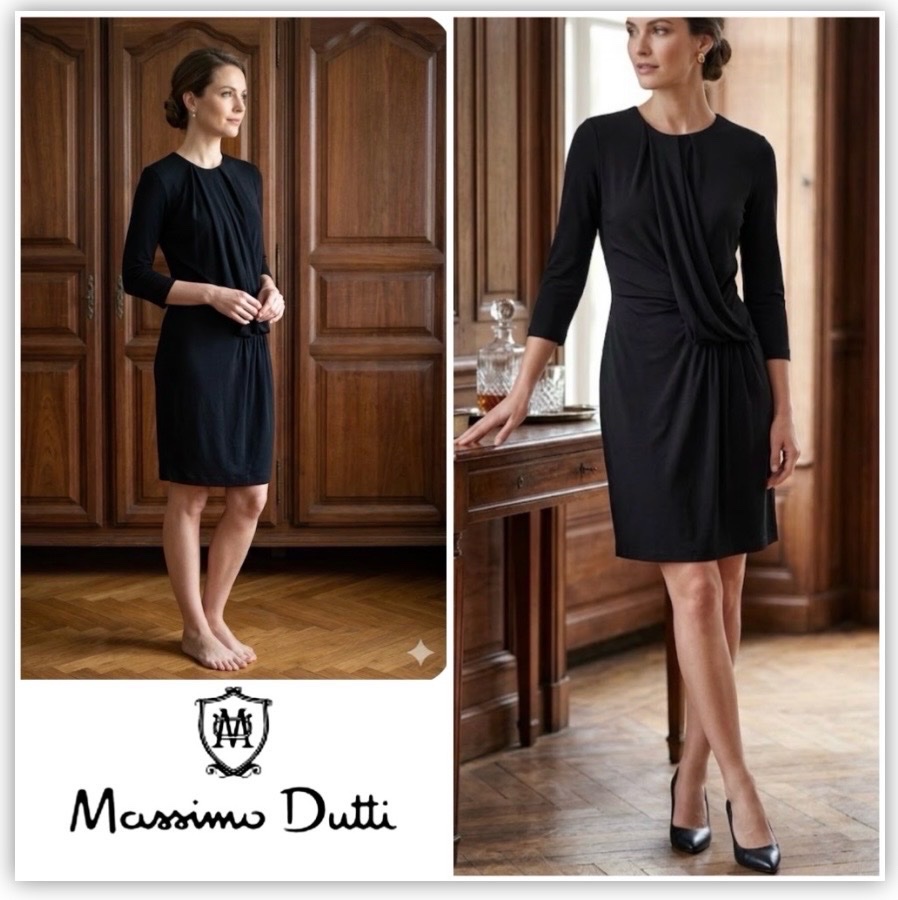 Magnifiqie robe Massimo Dutti chic💙profitez des promos dabchy