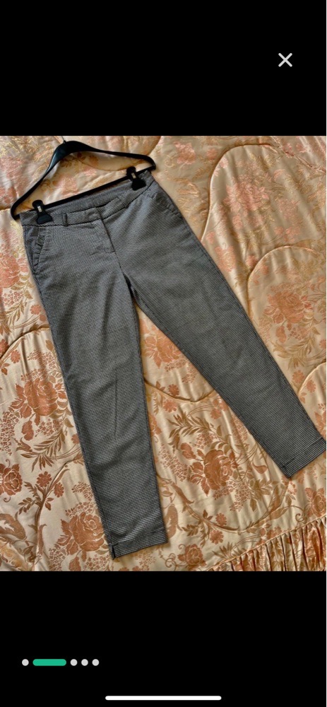 Pantalon cigarettes pieds de poule🌼profitez des promos dabchy