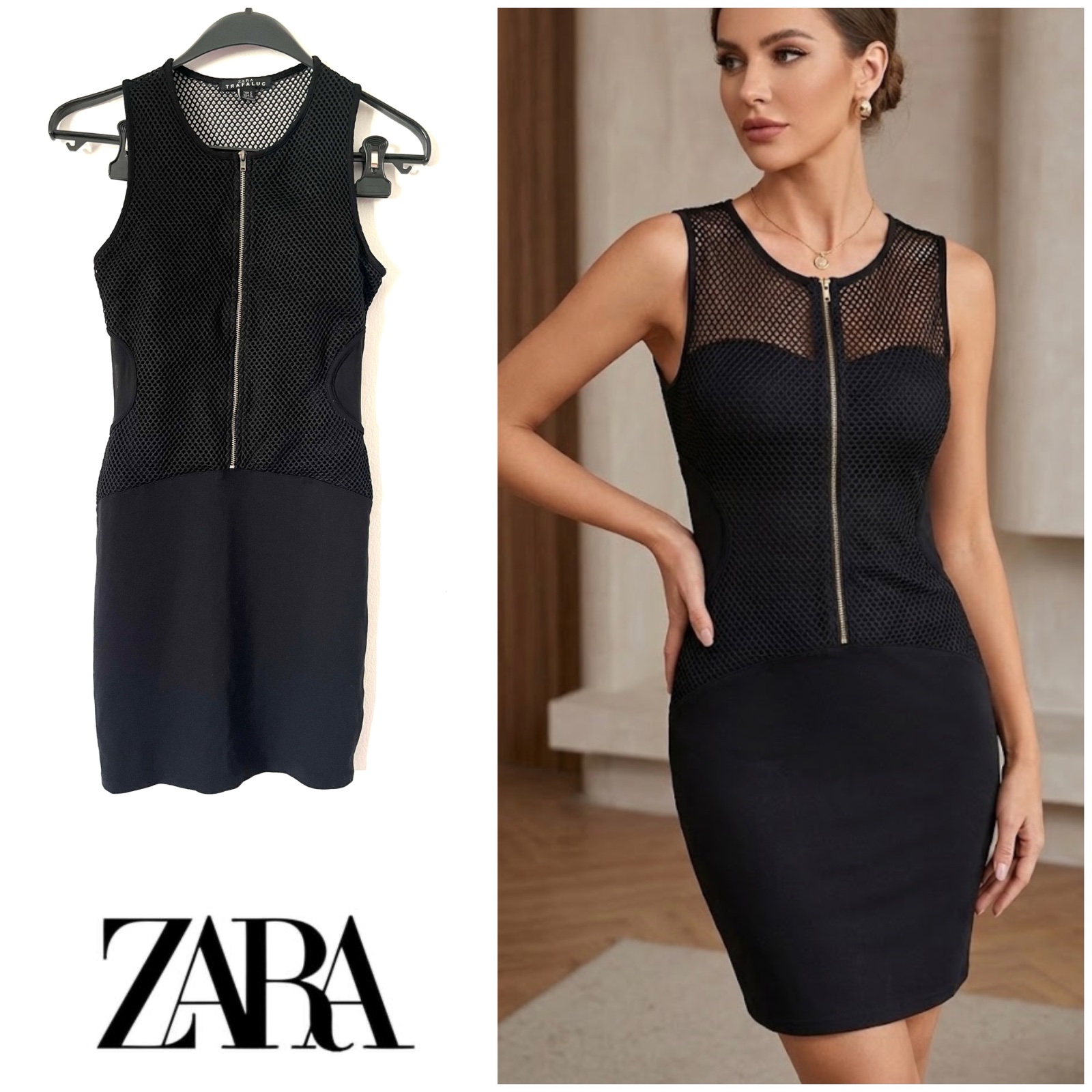 Robe crayon en tissu resille🖤profitez des promos dabchy