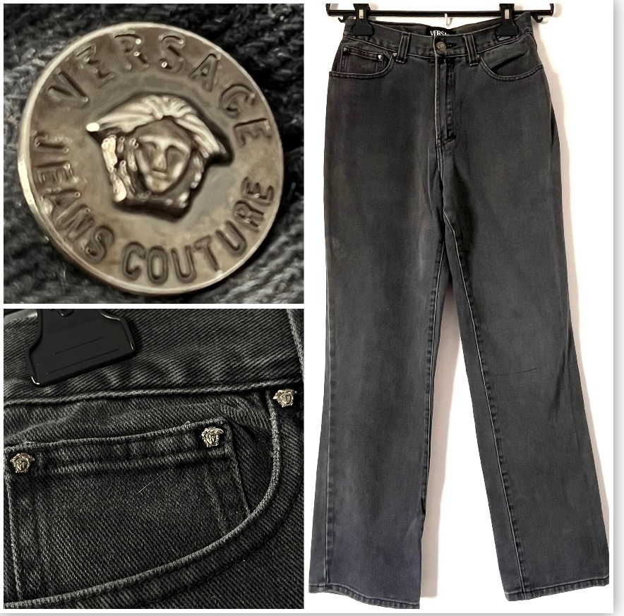Authentic Vintage Versace Jeans Couture Denim High Waisted Jeans