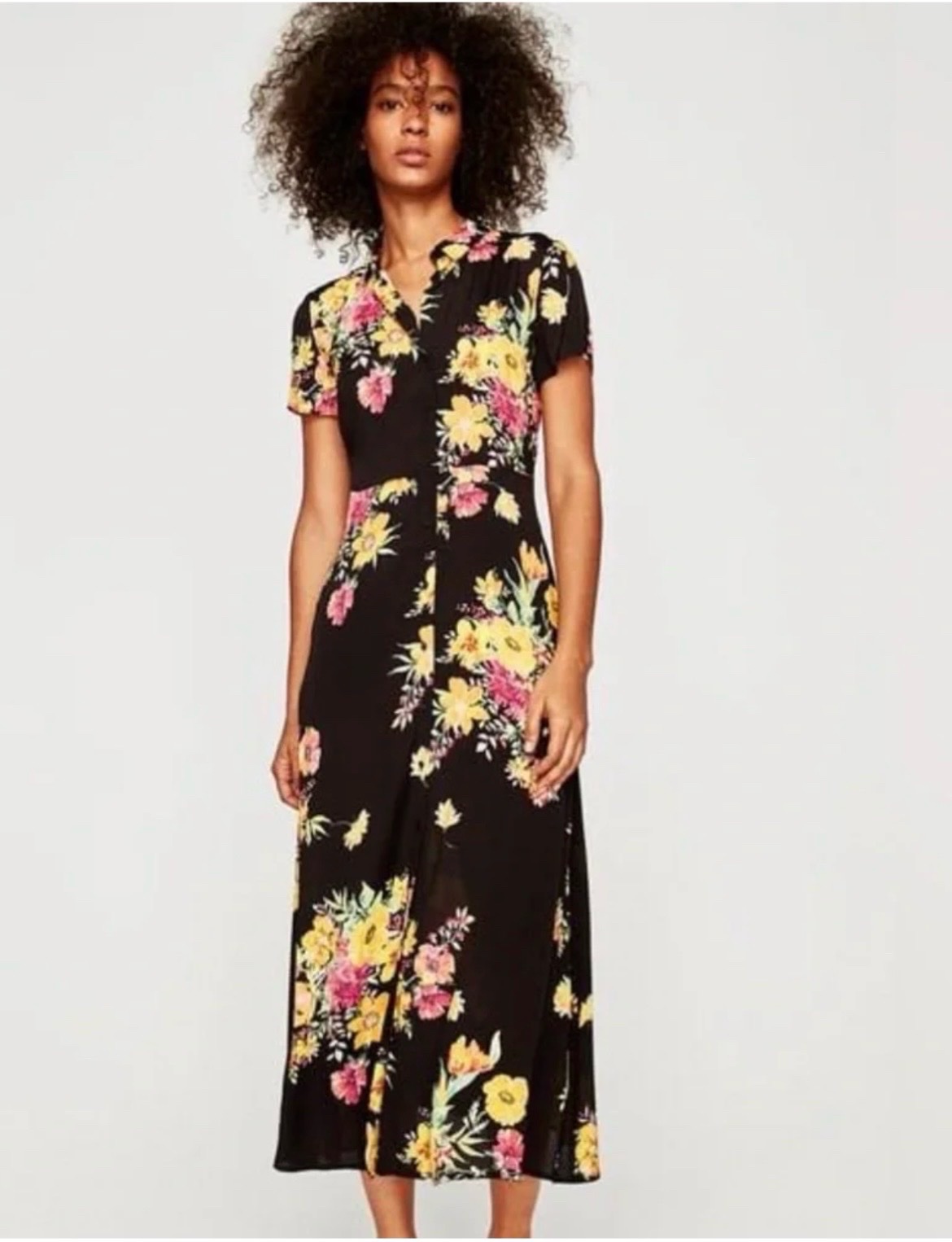 Robe chemise maxi 🌻🌼🌺profitez des promos dabchy