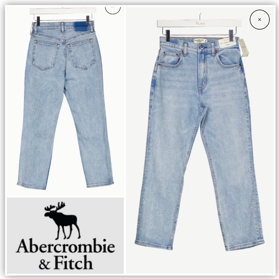 Abercrombie & Fitch  ultra hight rise straight 👖profitez des promos dabchy