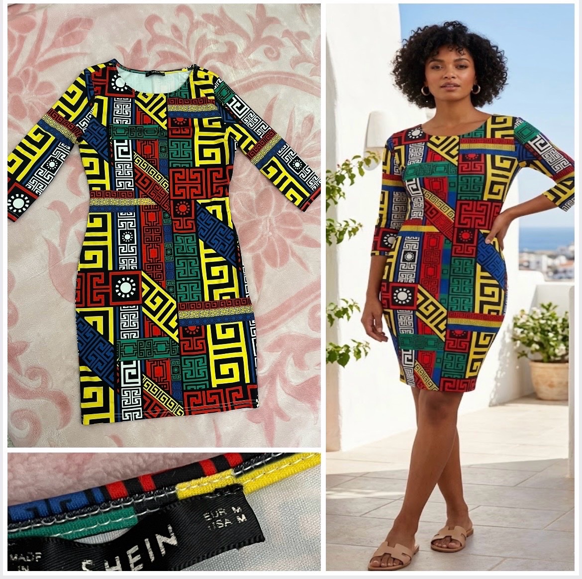 Robe shein muticolore