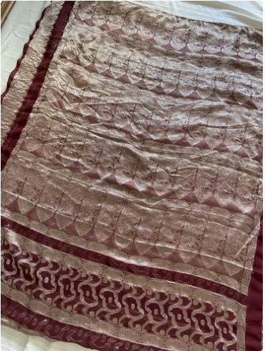 MAGIFIQUE coupon sari en mousseline🌸Profitez de la remise du mercredi
