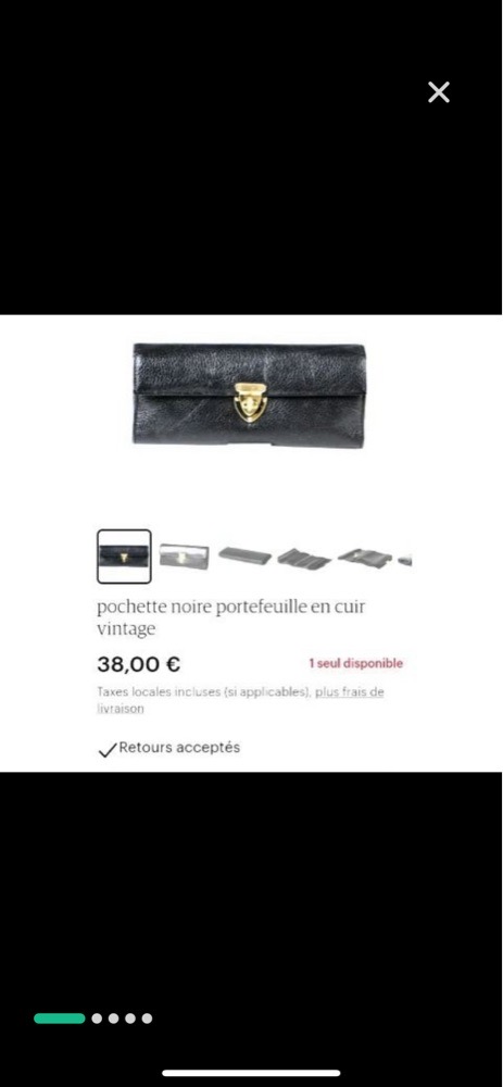    Pochette porte feuille en cuir vintage 🌻profitez de la remise dabchy