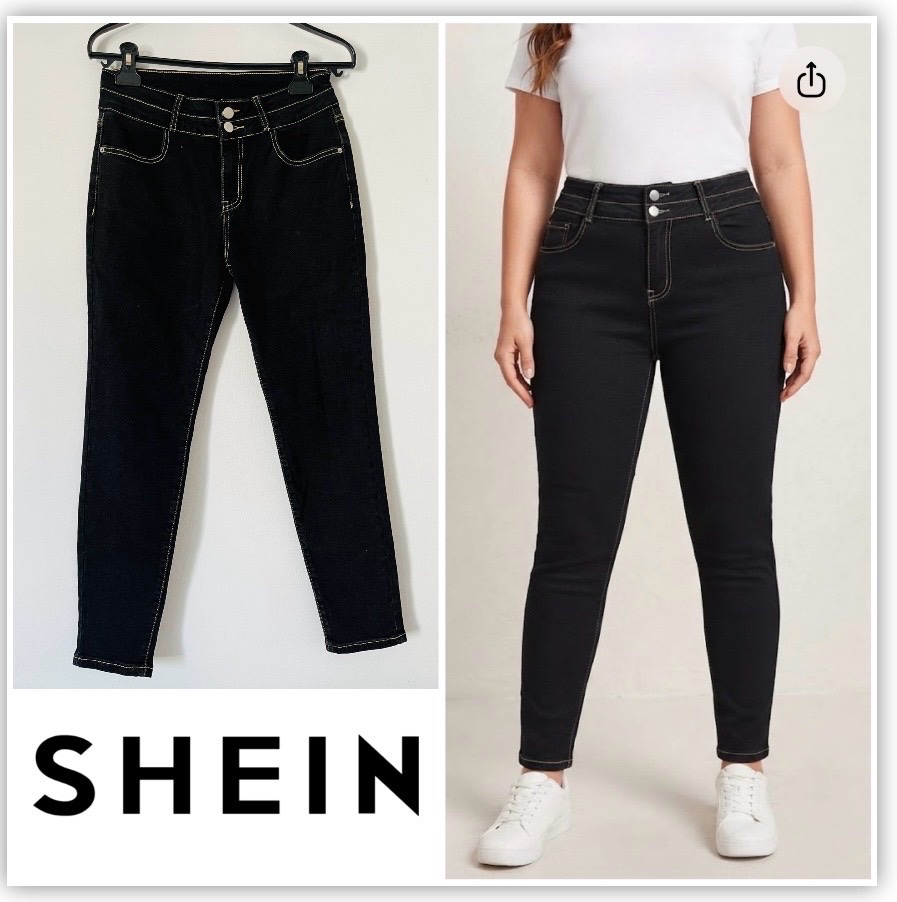 Jean noir shein neuuuf🖤👖🖤profitez des promos dabchy