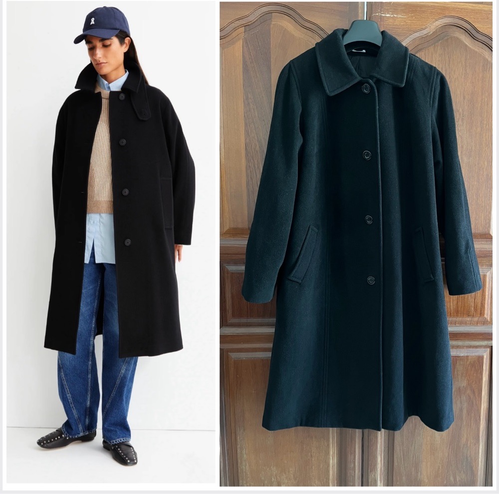 Manteau mi long en laine et cachemire🧥profitez des promos dabchy