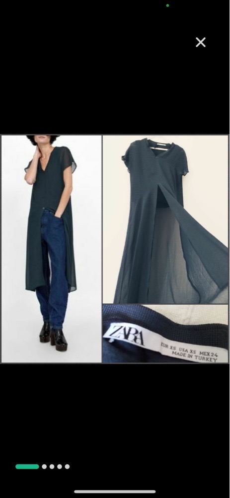 Blouse longue Zara