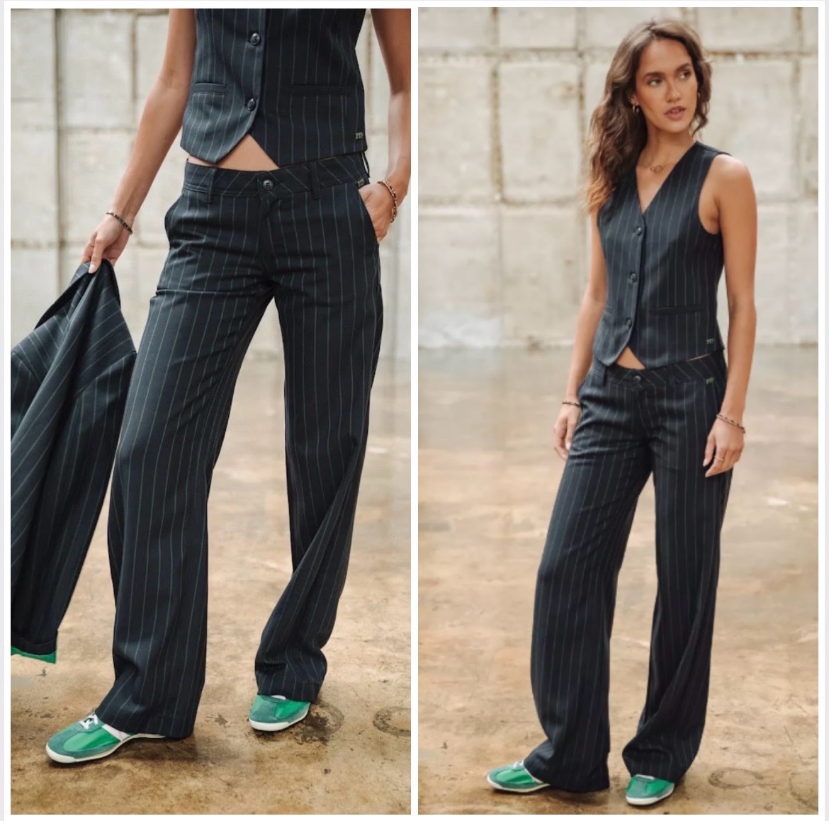 Pantalon large rayé 🌺profitez des promos dabchy