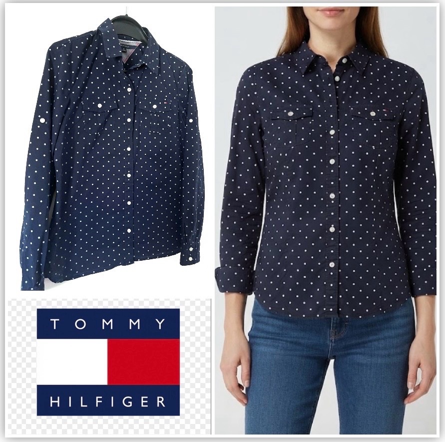 Chemise Tommy Hilfiger authentic a points 💙profitez des promos dabchy