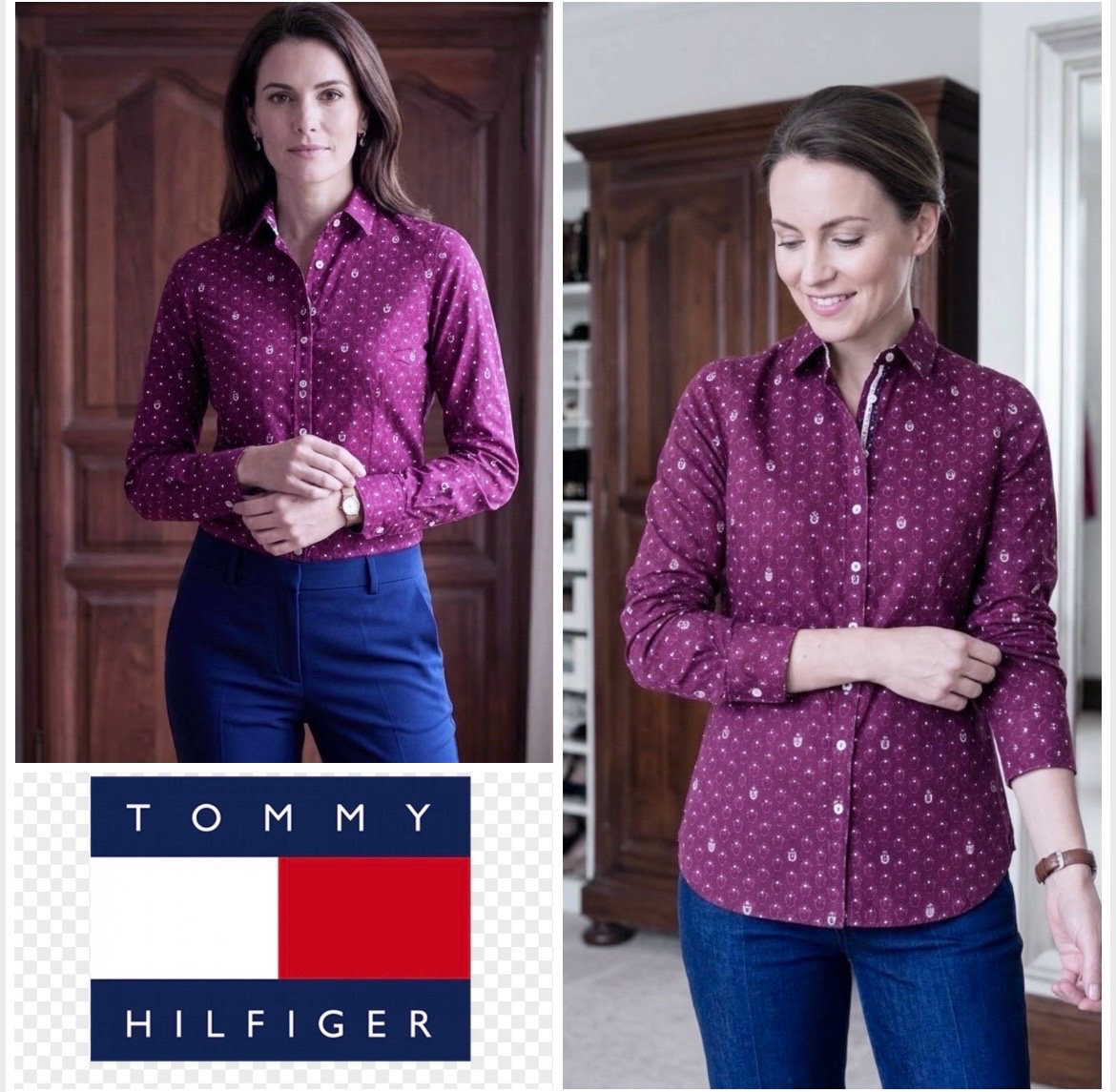 Chemise Tommy Hilfiger authentic 100% coton🩷profitez des promos dabchy