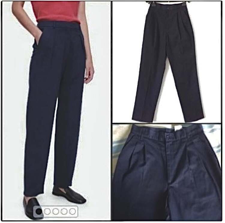 Magnifique pantalon avec pinces tailles extra haute tt neuf🎀profitez de la reduction du mercredi🎀