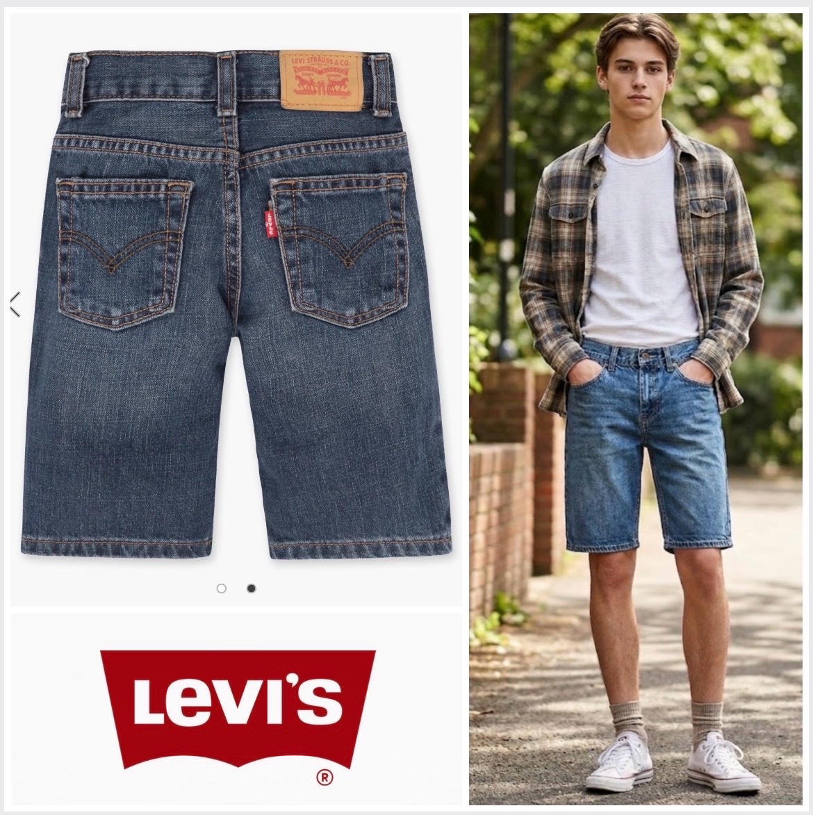 Short levis 505 Regular pour garcon 💙profitez des promos dabchy