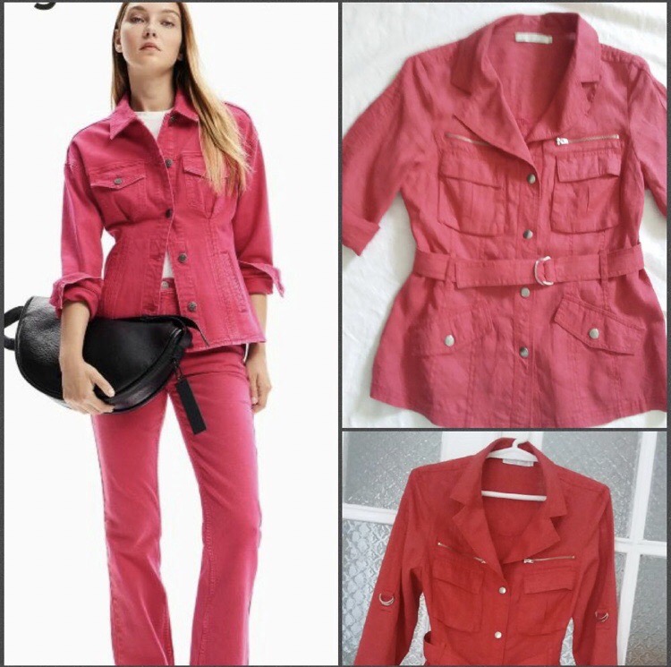 Veste chemise en lin en tres bon état