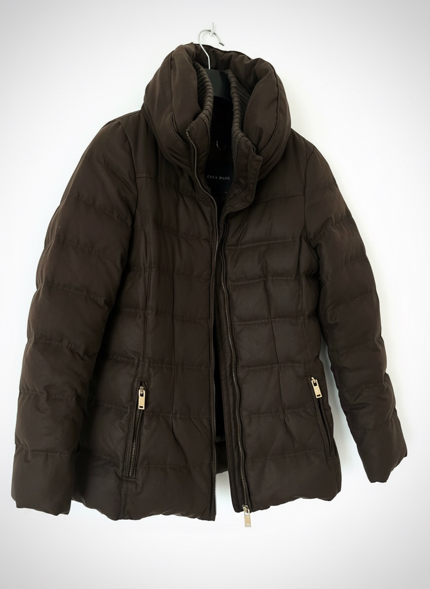 Magnifique doudoune zara col mantant🧥profitez des promos dabchy