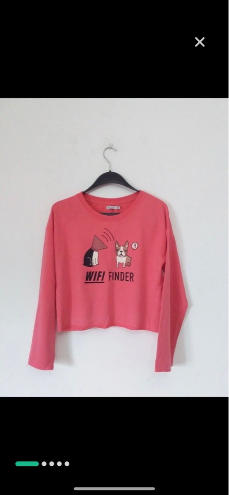 Sweat Bershka a manches larges