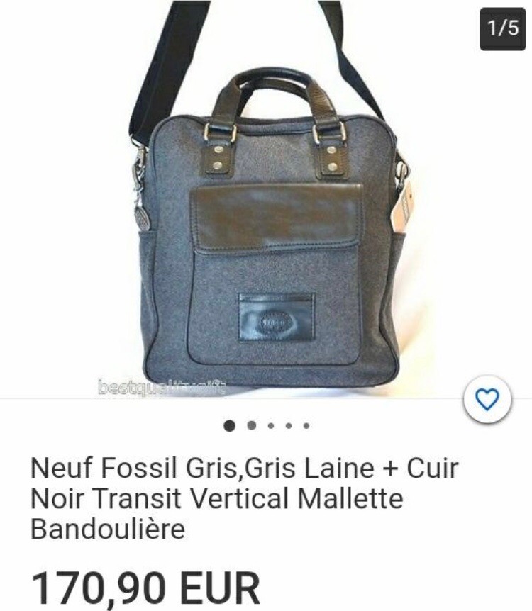    Grand sac / cartable Fossil authentic 🌺profitez de la remise dabchy