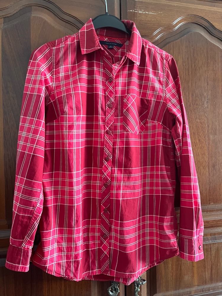 Chemise a carreaux tommy hilfiger💕profitez des promos dabchy