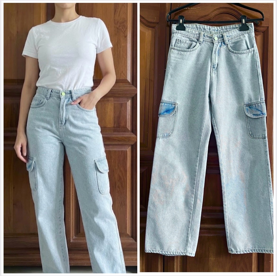 Jean cargo etat neuf 👖profitez des promos dabchy