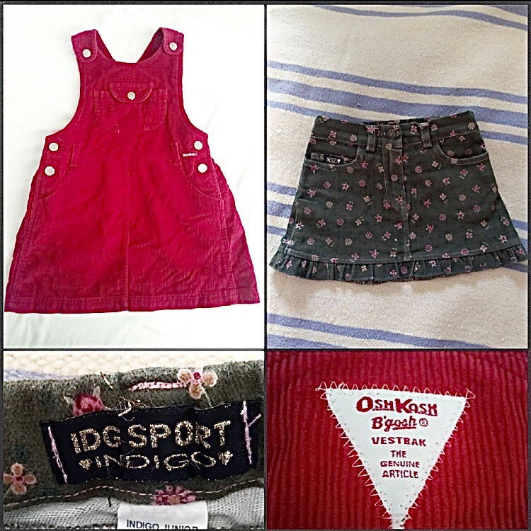 Robe OshKosh B'gost authentique robe  + mini jupe en jean tout neufst