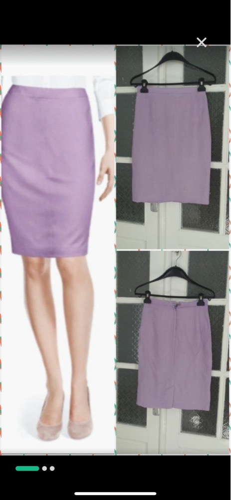 Jupe droite taille haute