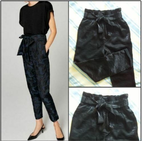 Magnifique pantalon satiné taille extra haute tout neuf🌸profitez de la remise du mercredi