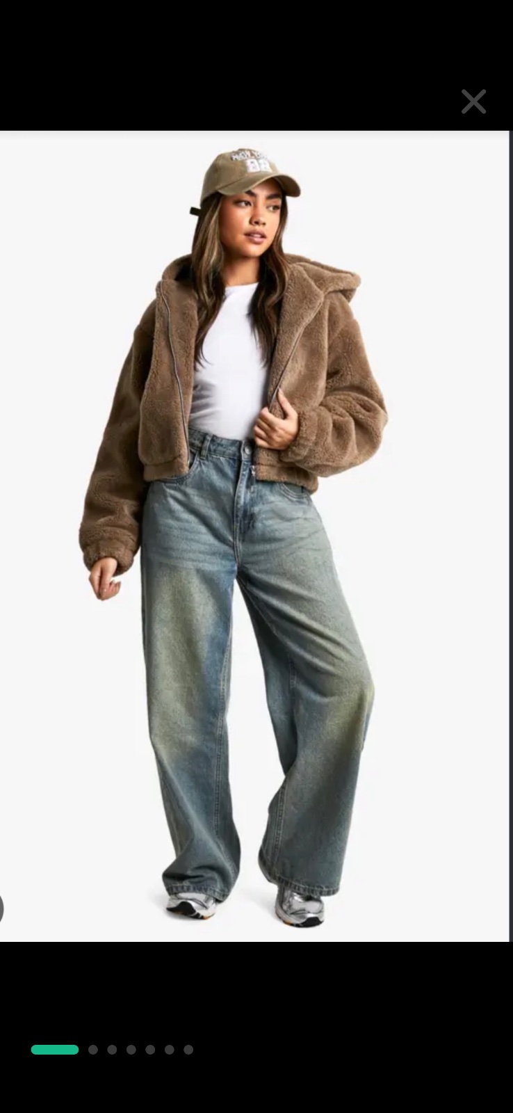 Manteau fusse fourre zara 🤎