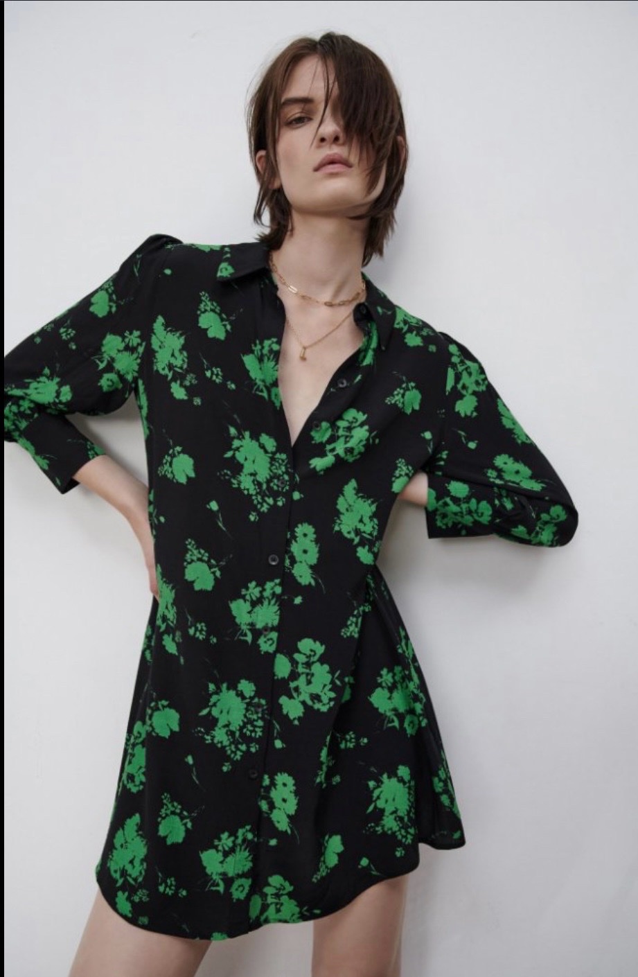 Robe zara 🖤💚