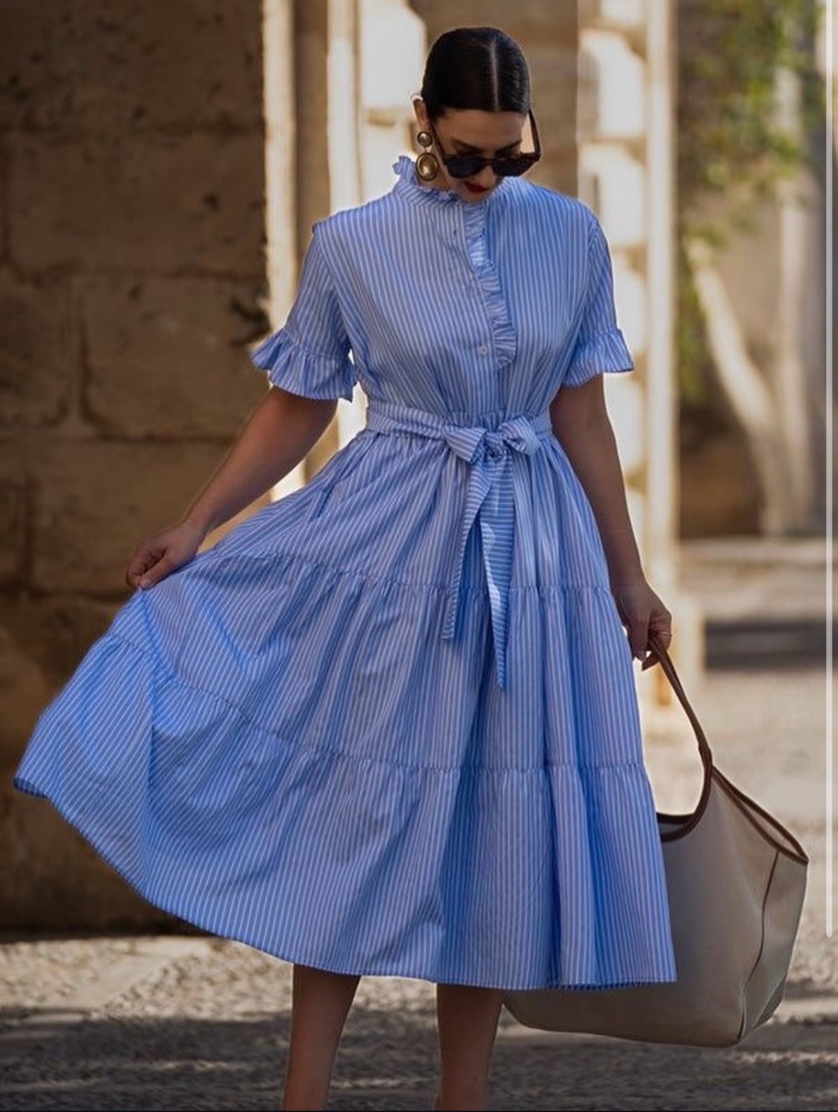 Robe tres chic bleu 