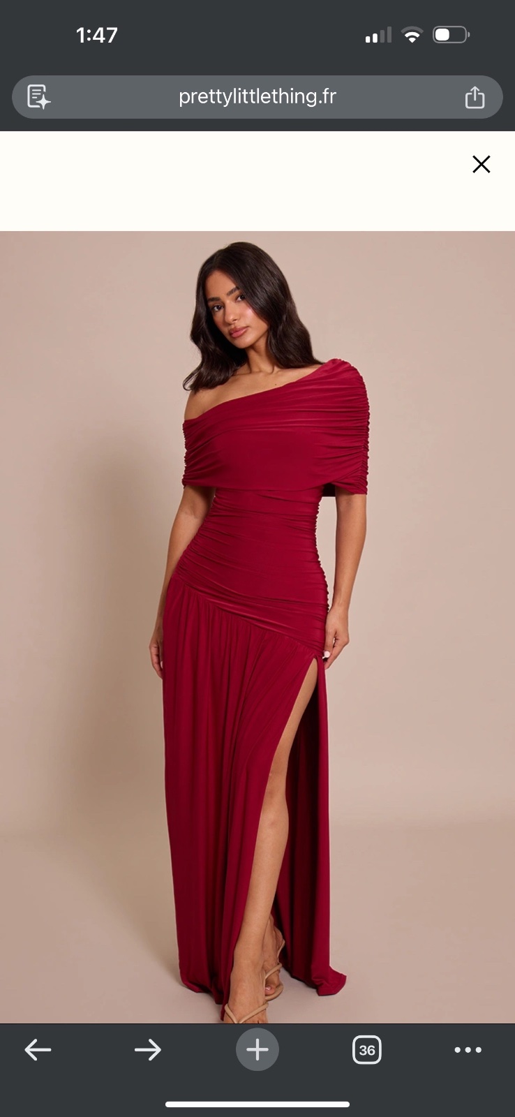 Robe burgandi toktel 