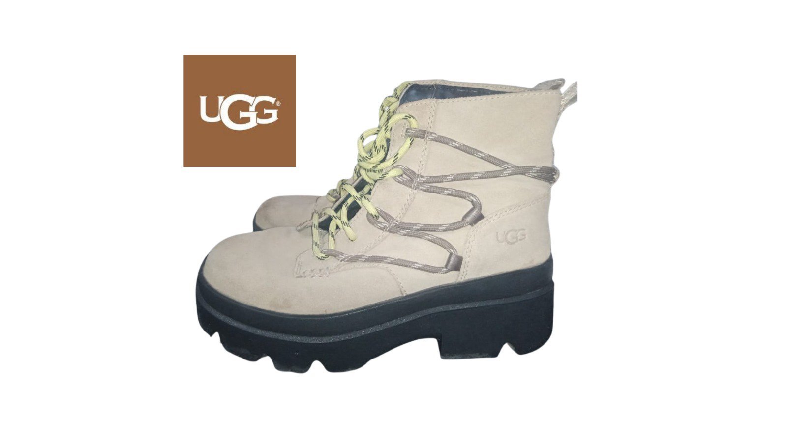 🤎 UGG Brisbane Lace-Up Boots | Chunky Platform