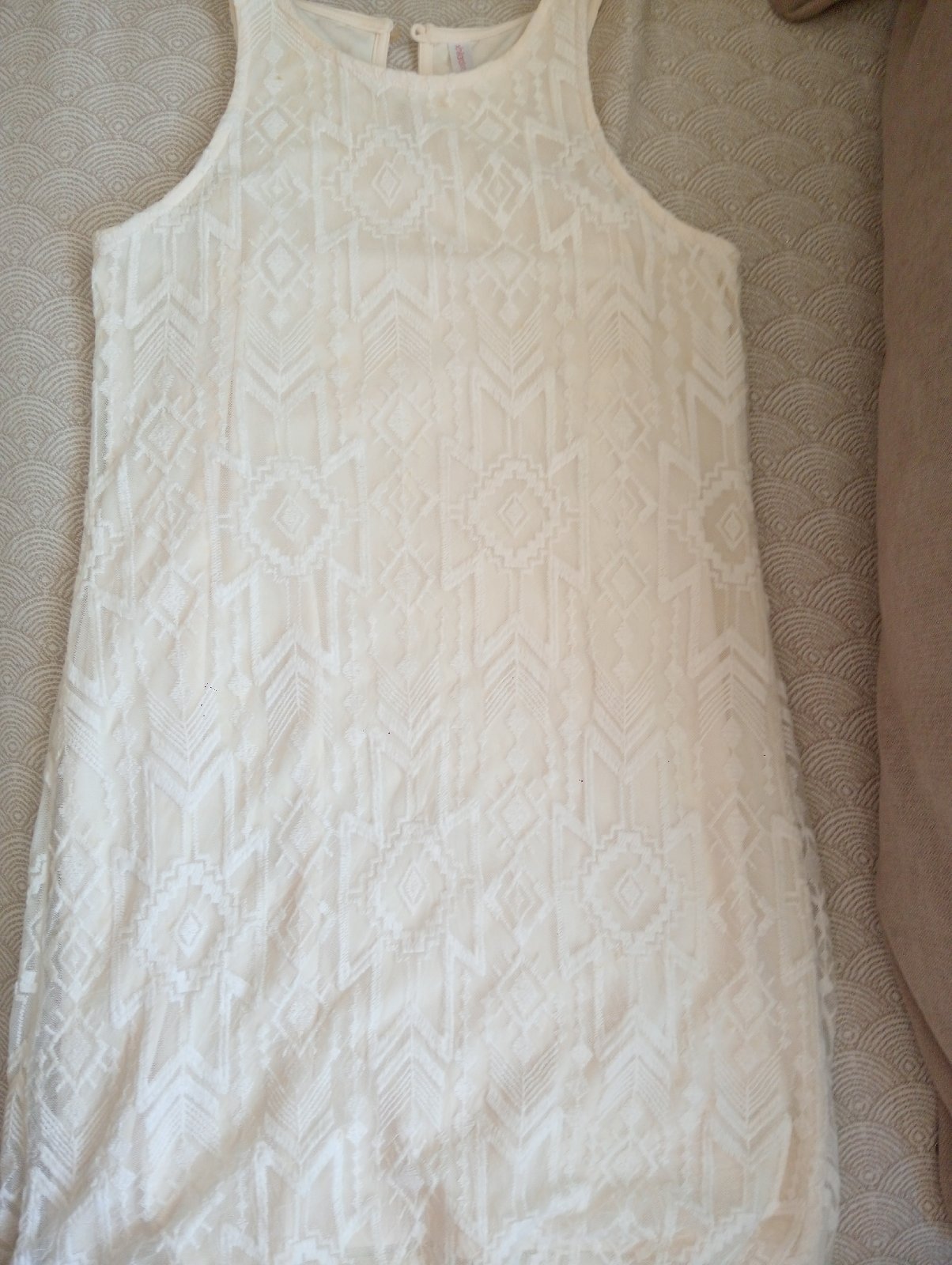 Robe courte blanc Sale 