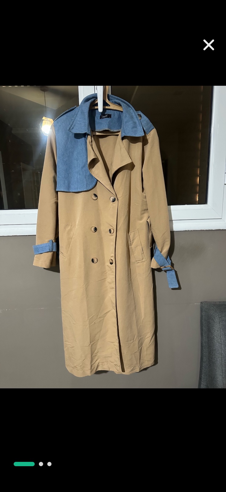Trench peu porte