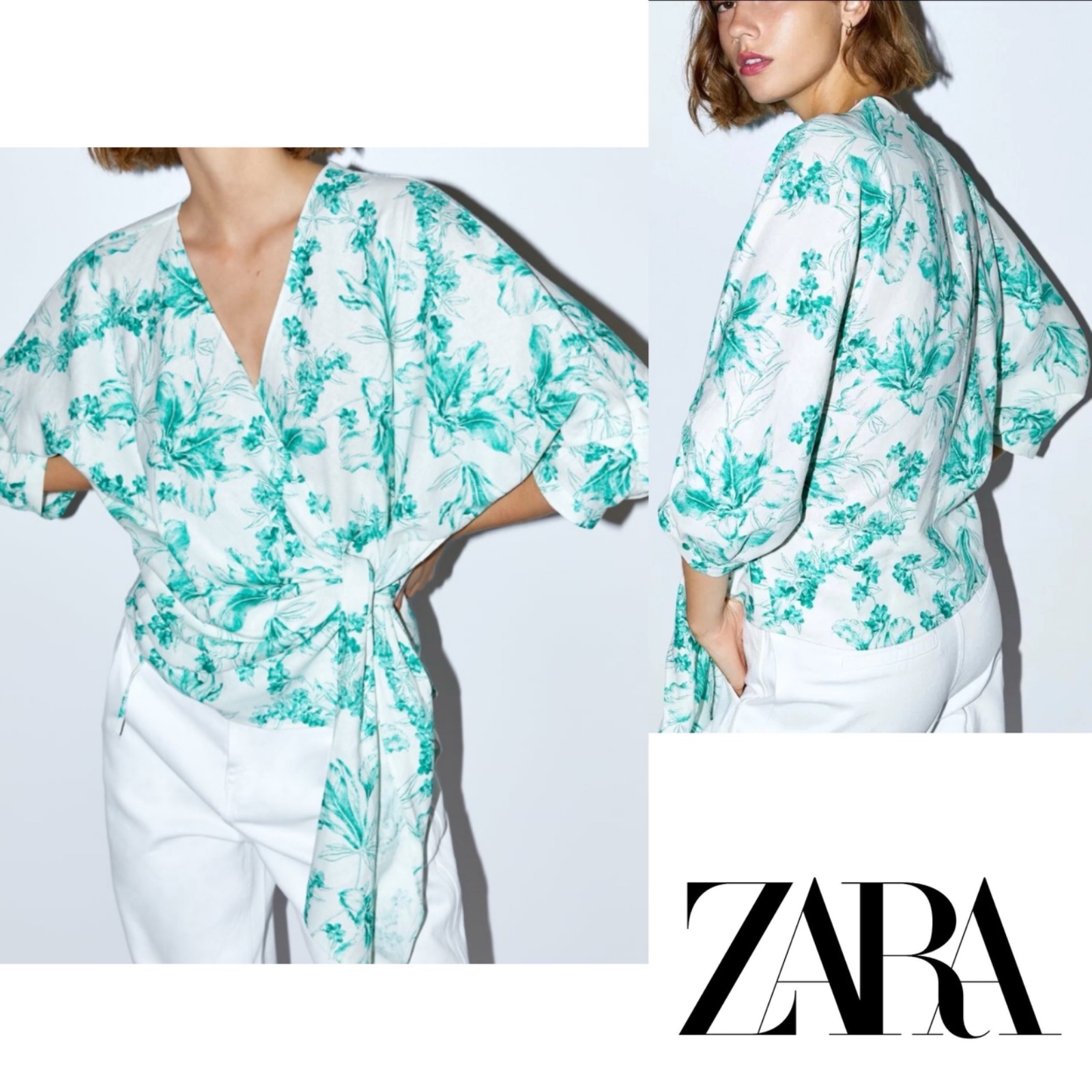 Kimono zara en lin