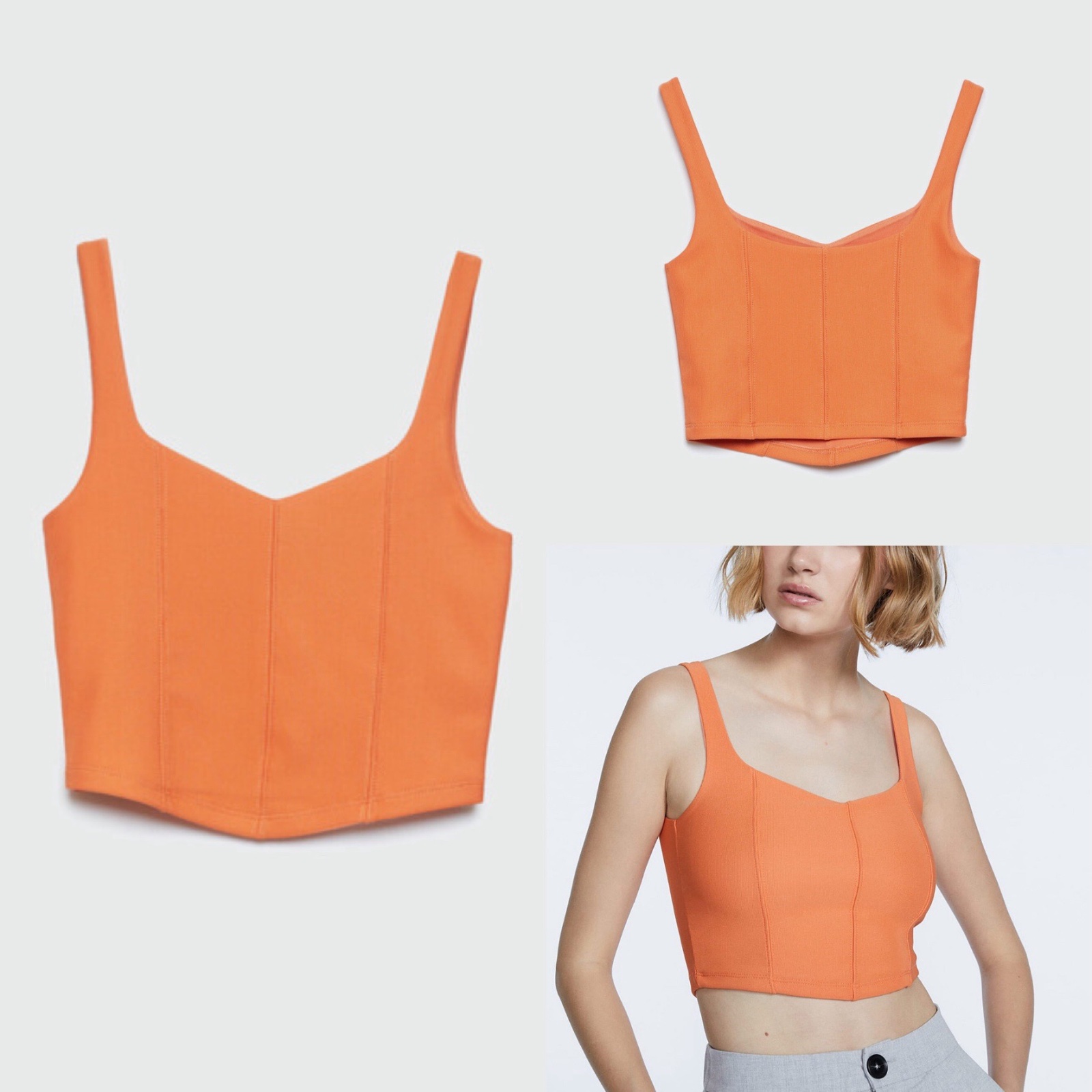 Top corset stradivaruis
