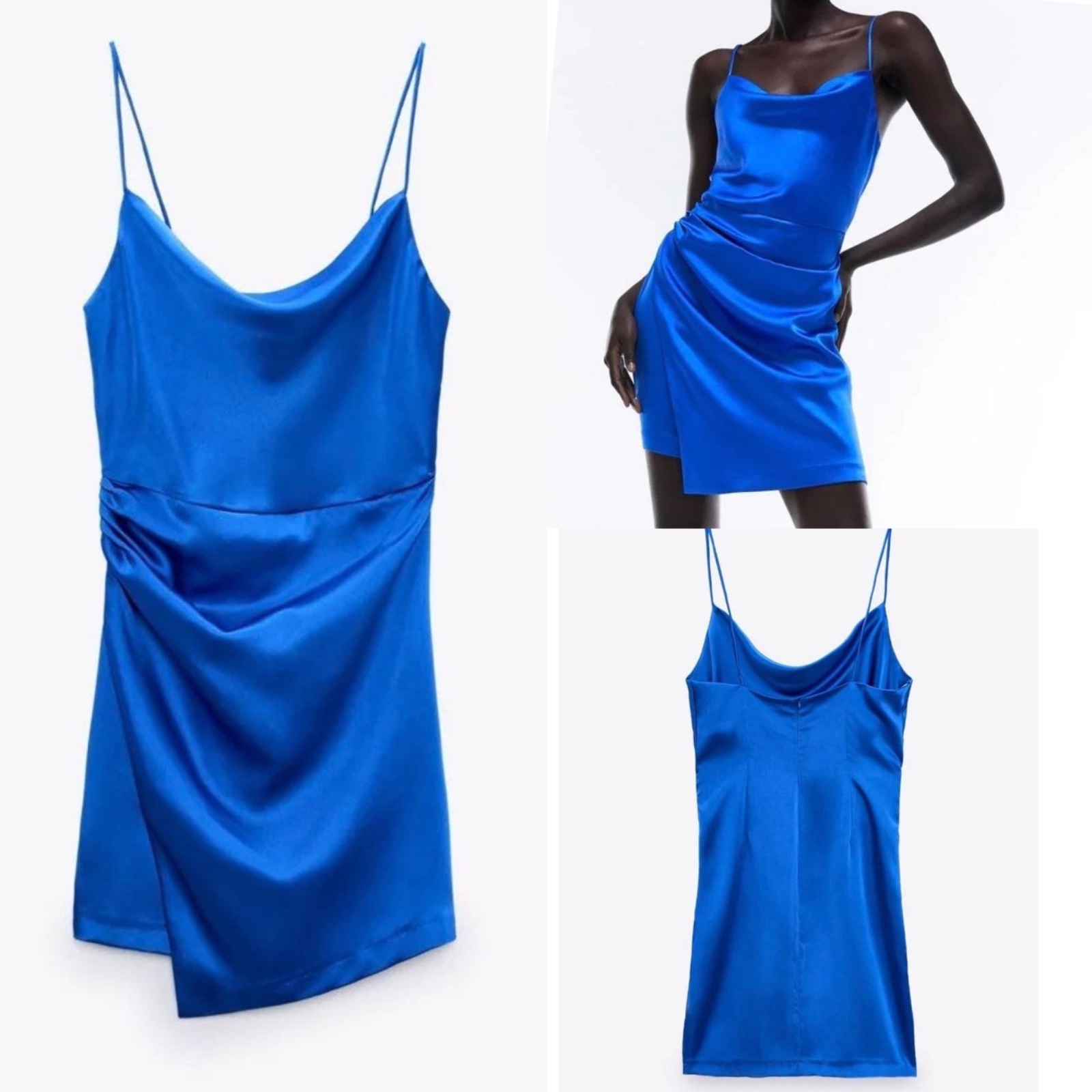 Robe zara satinée