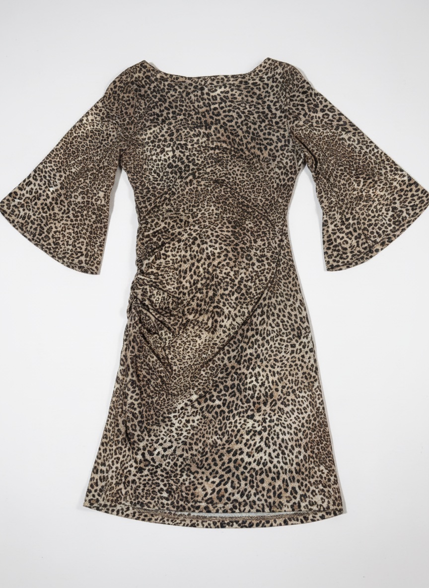 Robe leopard peu portée 