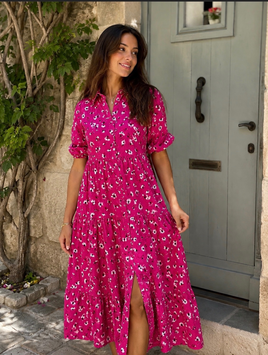 Robe fleuris 9amraya