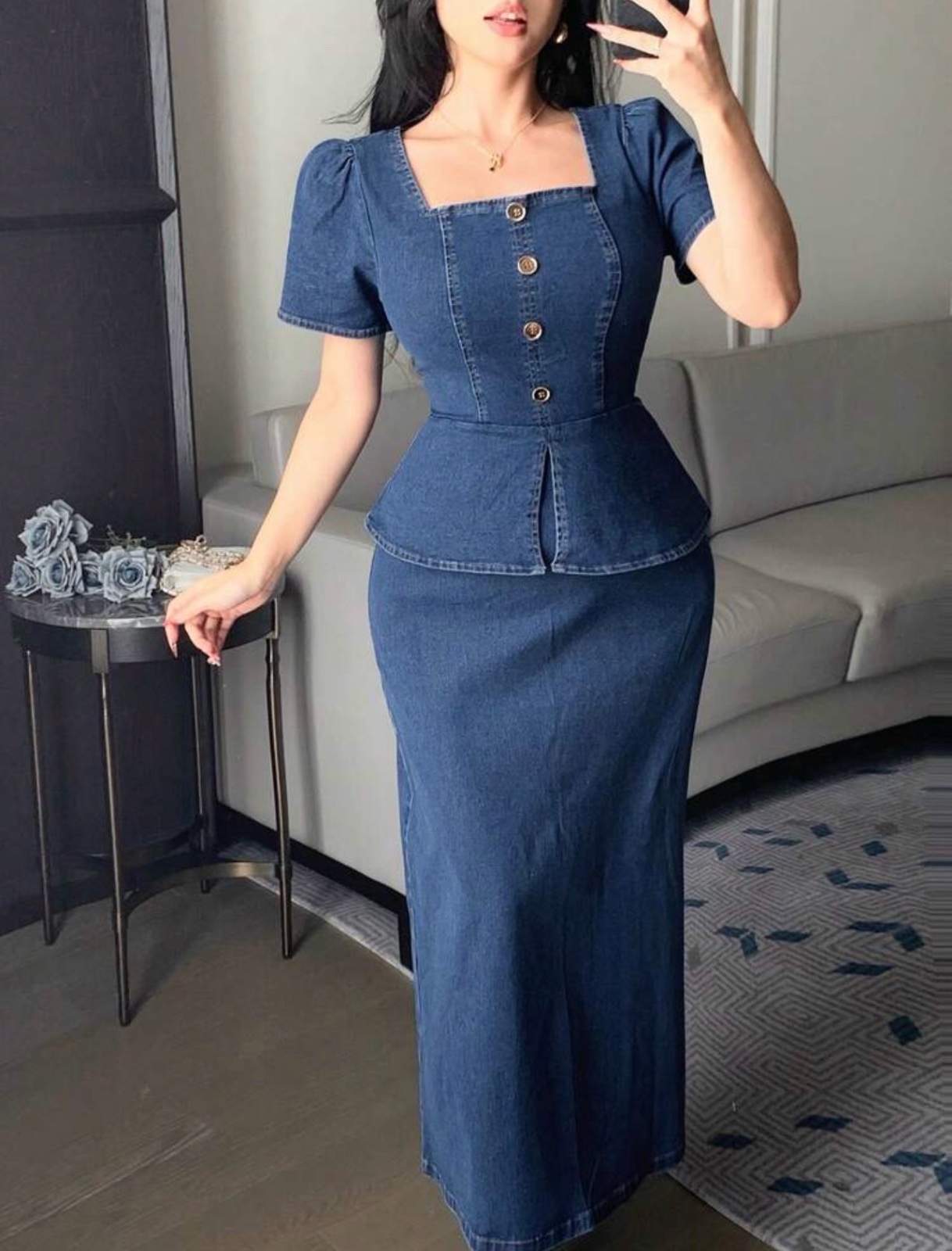 Robe  en djin M/L