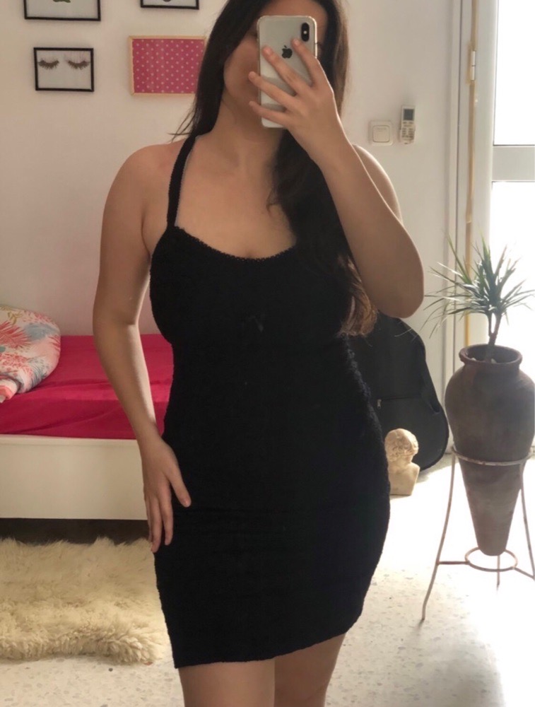 Robe noir dentelle