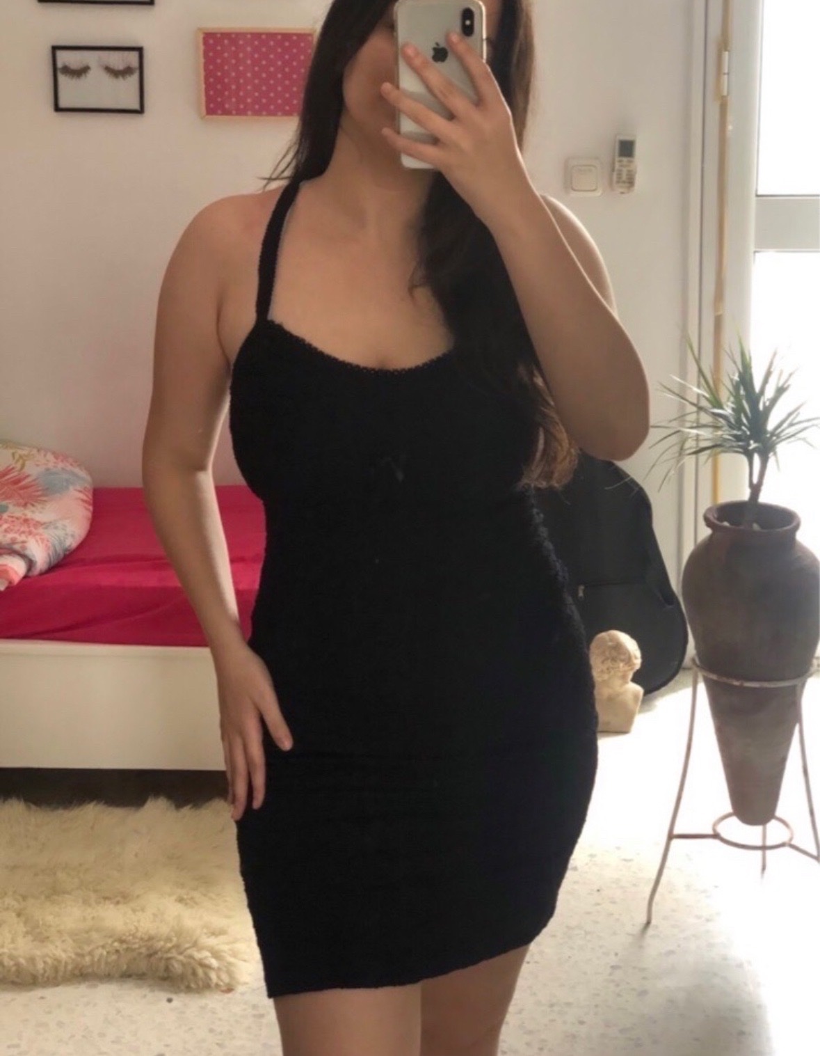 Robe noir dentelle