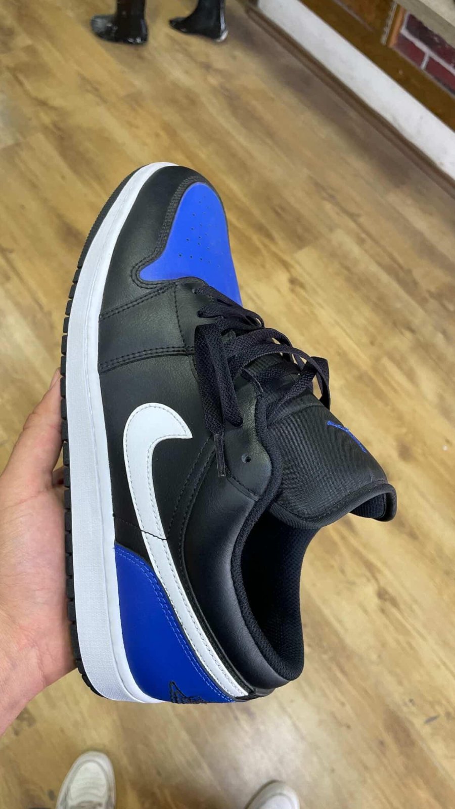 Jordan 1 Low Black Royal Toe