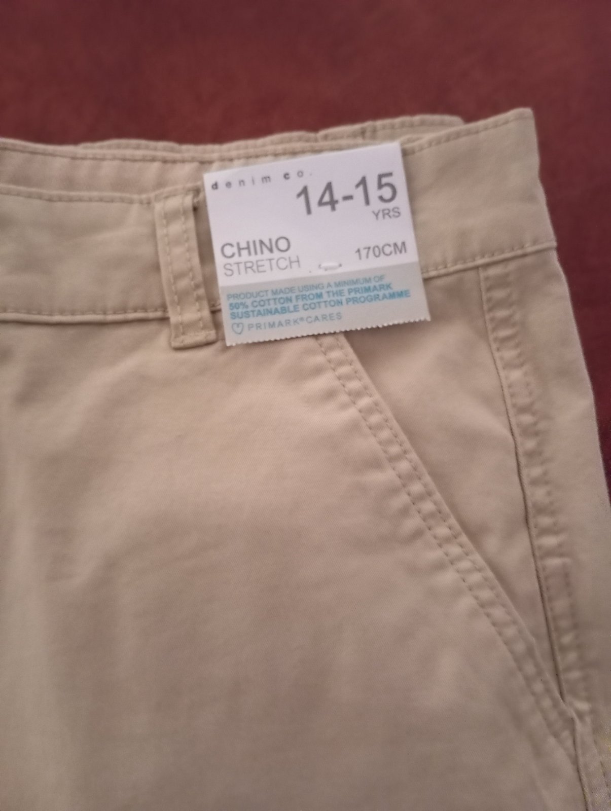 Pantalon chino stetch