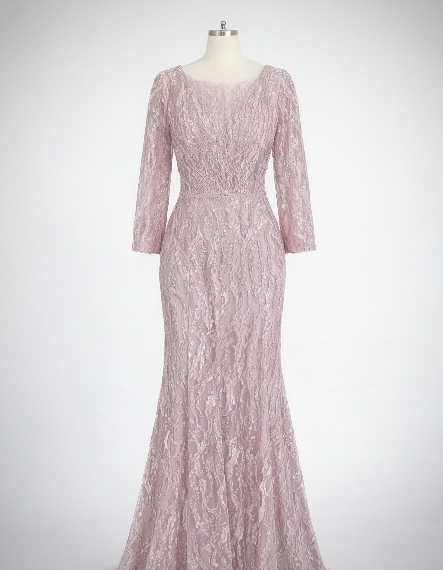 Robe de Soirée Élégante - Coupe Sirène 